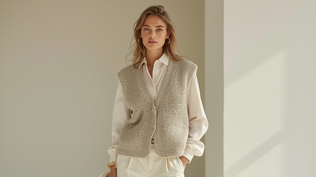 Knit vest outfit
