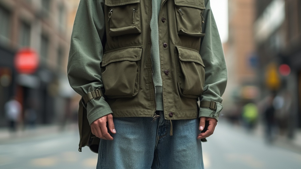 Utility vest outfit