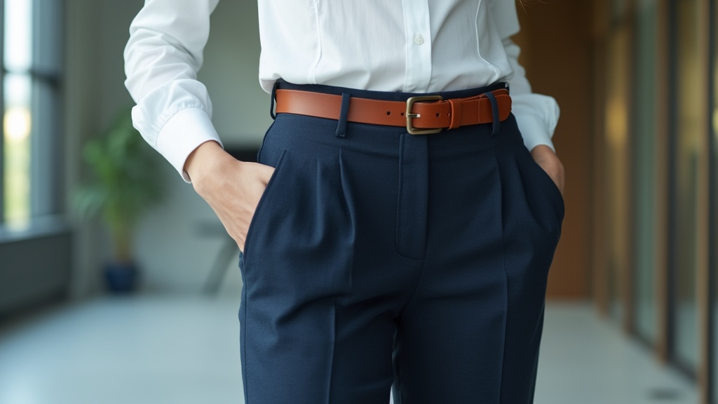 Office appropriate linen pants outfit