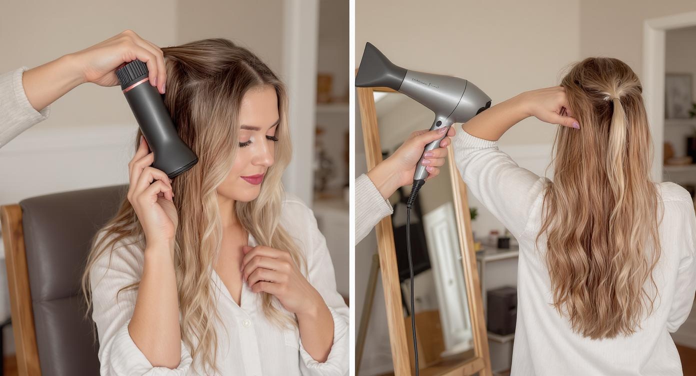 At-home blowout technique