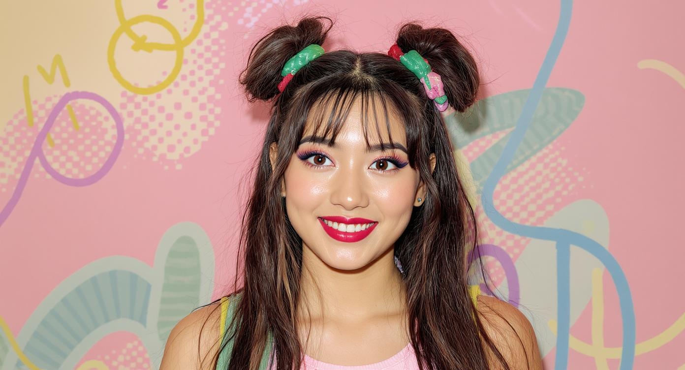 Space buns hairstyle tutorial