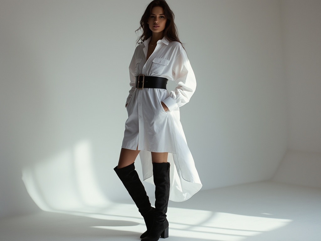 Belted Dress Style